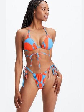Fabletics Floral Geo Print Two Piece Bikini Set NWT